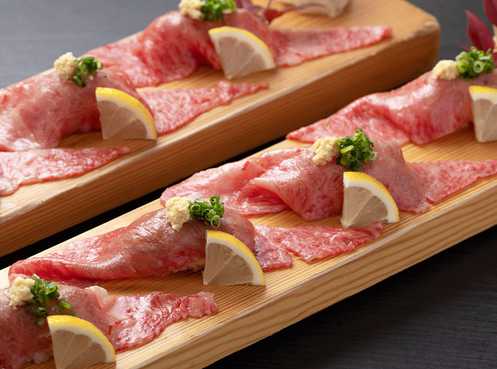 肉の寿司